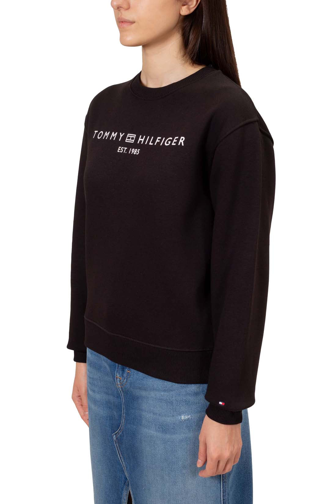 TOMMY HILFIGER - Women's regular crewneck sweatshirt - Size L-1
