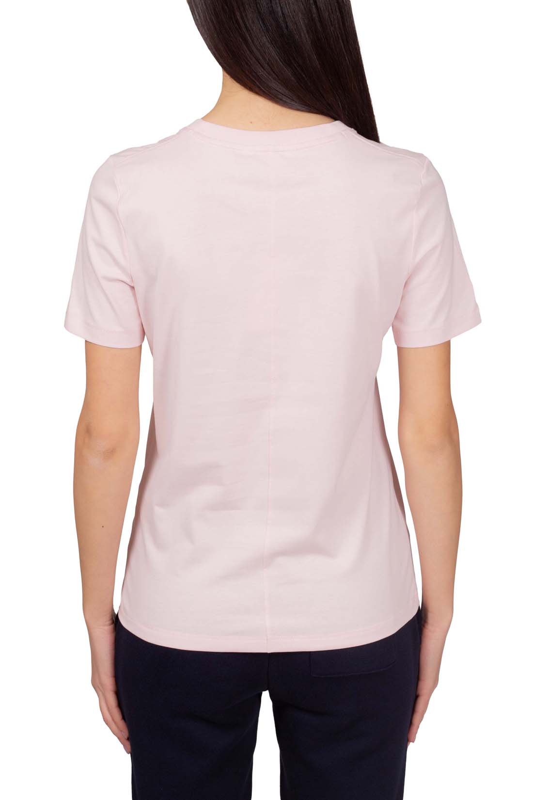 TOMMY HILFIGER - Women's regular T-shirt with embroidery  - Size XL-10