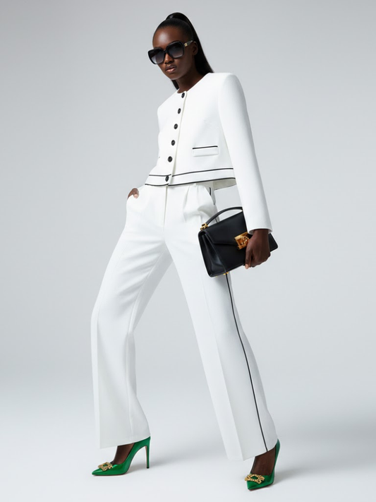 White MADISON Suit Jacket & Pants Prêt-à-Porter BYMANYC ® New York-0