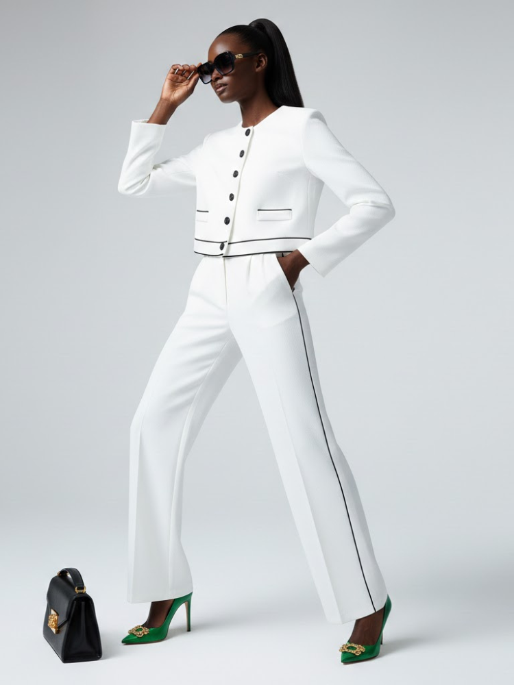 White MADISON Suit Jacket & Pants Prêt-à-Porter BYMANYC ® New York-1