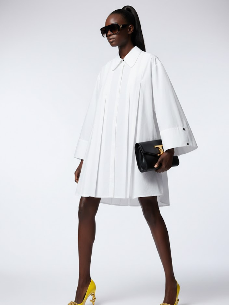 White Summer Dress New Collection Prêt-à-Porter BYMANYC New York-0