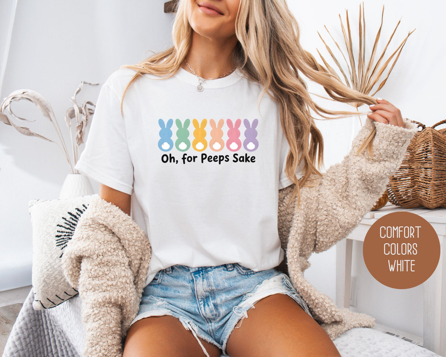Oh For Peeps Sake Comfort Colors Shirt-10