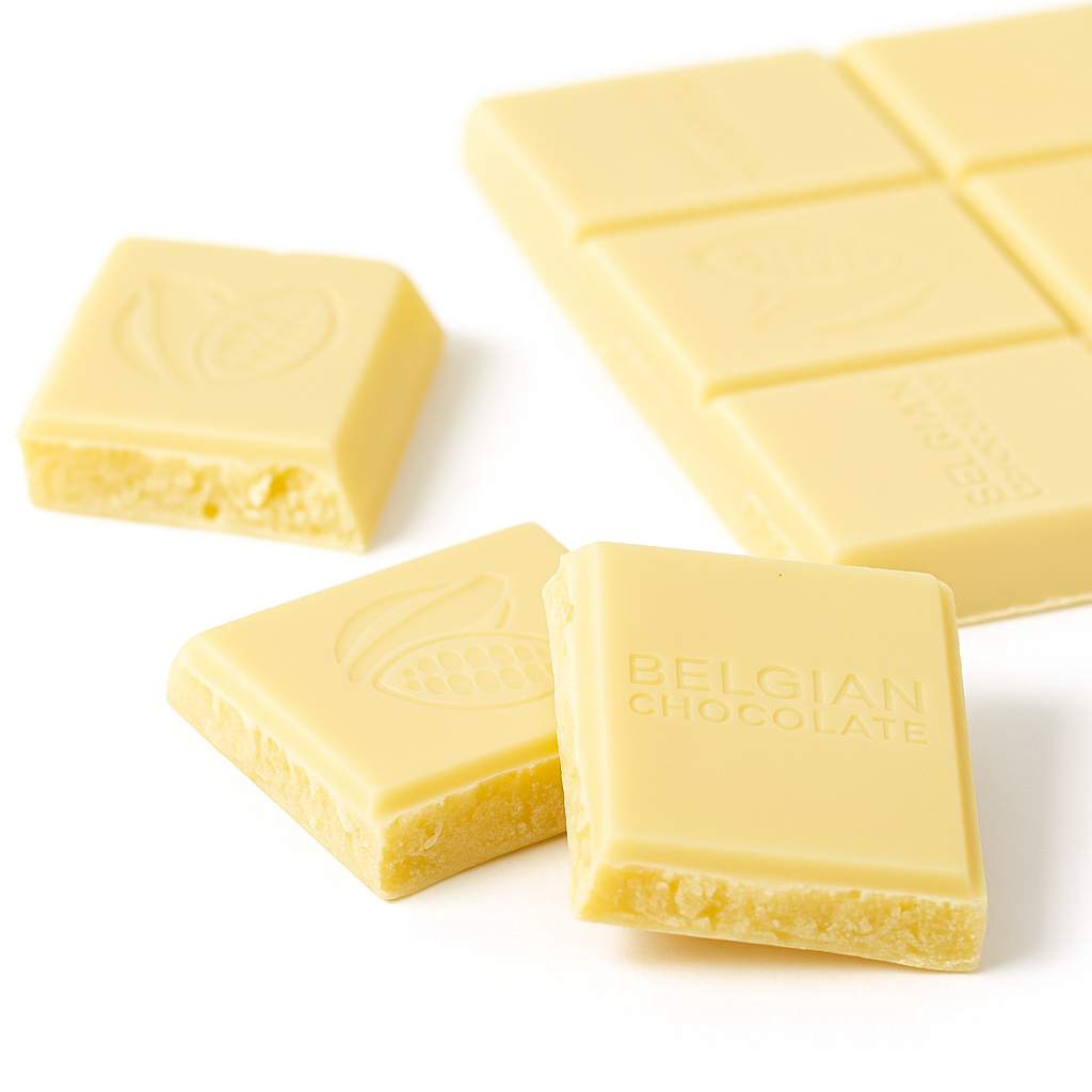 Andy Anand Sugar-Free 60% Cacao Belgian White Chocolate Bars, 3 pc – Stevia Sweetened, Keto & Diabetic-Friendly, Birthday & Holiday Gift