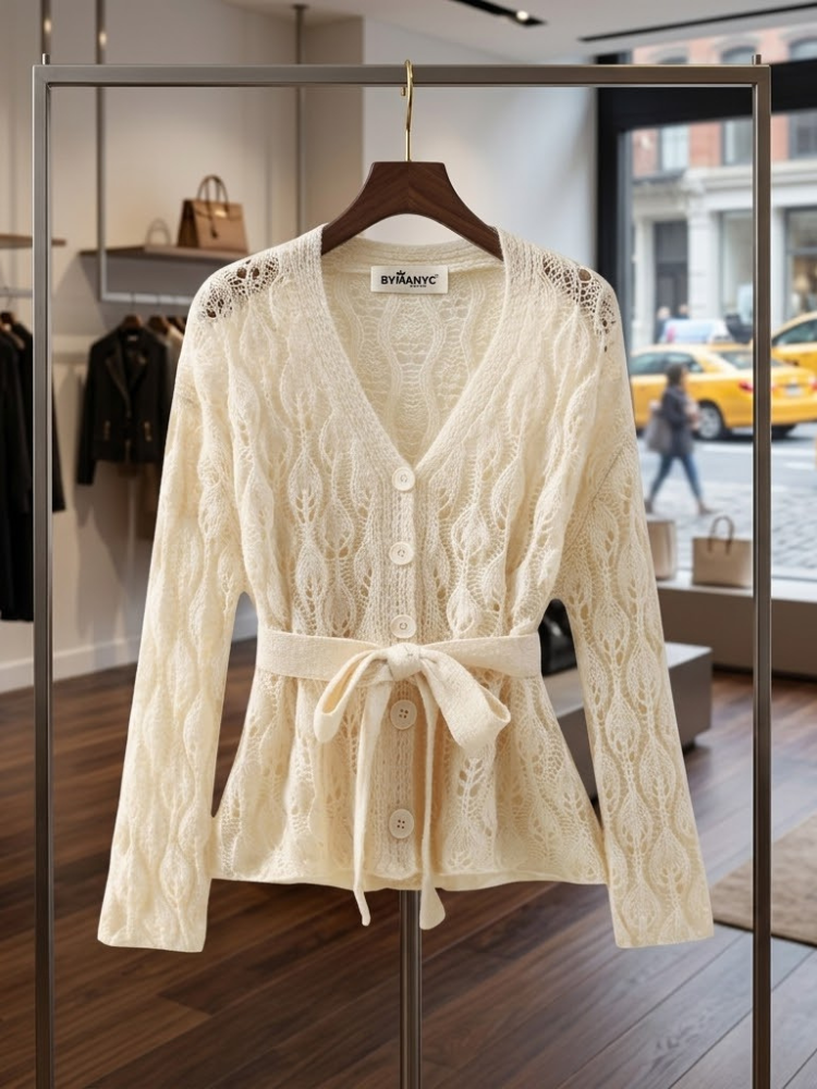 Woman's Cardigan HELL'S KITCHEN New Collection FASHION CHIC - BYMANYC ® New York-1