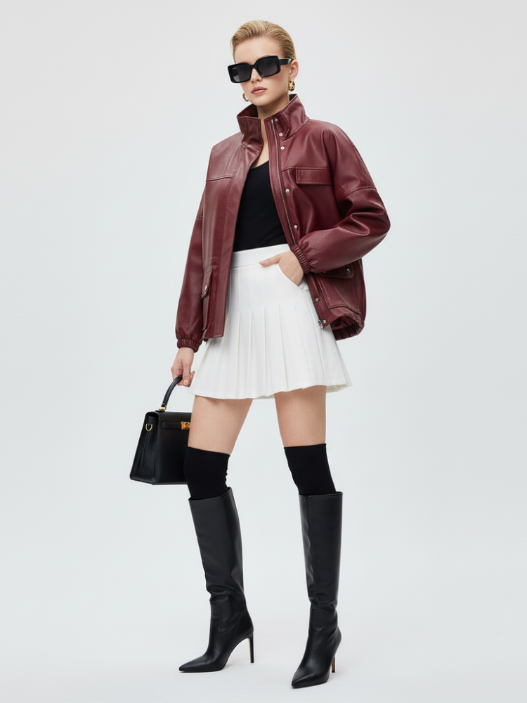 Women's Biker Jacket LOWER EAST SIDE ECO FASHION BYMANYC ® New York-1