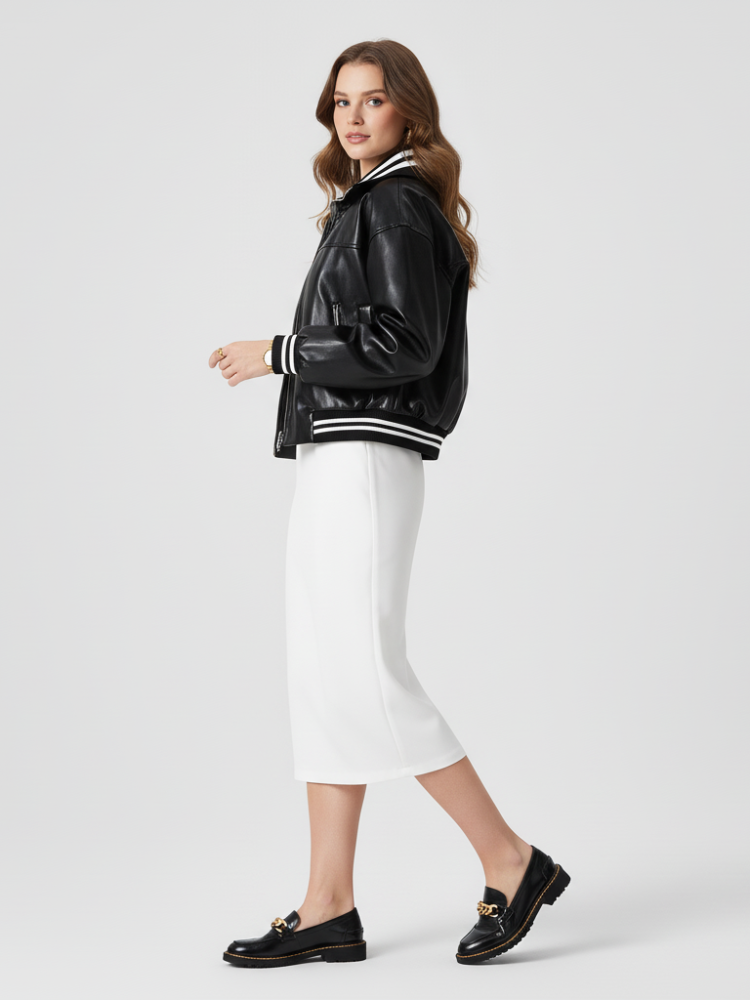 Women's Biker Jacket SOHO ECO FASHION BYMANYC ® New York-0