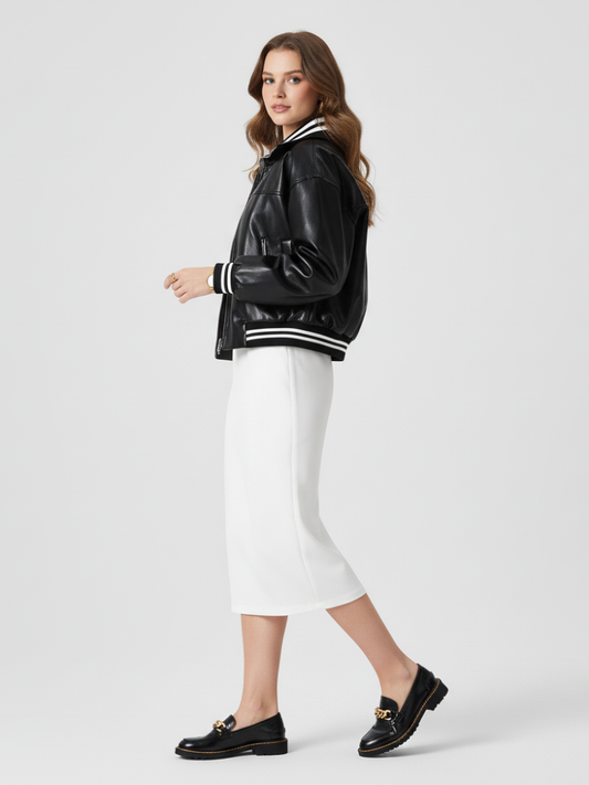 Women's Biker Jacket SOHO ECO FASHION BYMANYC ® New York-0
