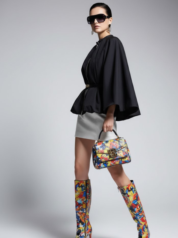 Women's Cape Bubble Jacket DUMBO New Collection Couture in Manhattan BYMANYC ® New York-0