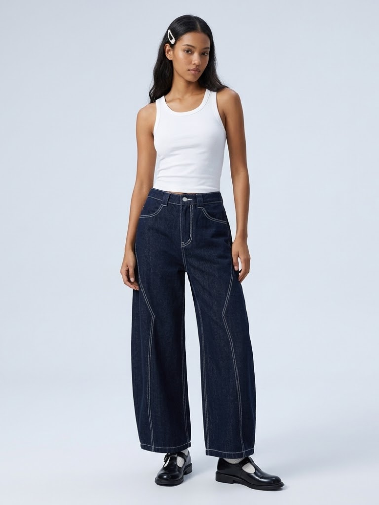 Women's Denim Jeans HARLEM New Collection Prêt-à-Porter BYMANYC ® New York-0