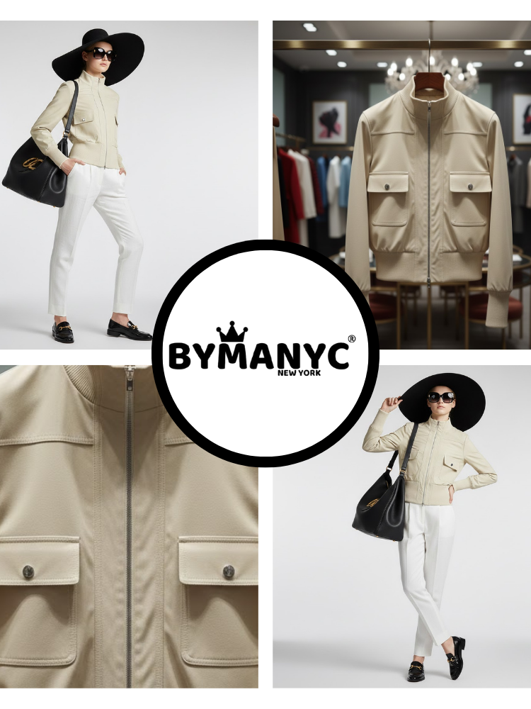 Women's Eco Jacket BROOKLYN NY CITY Collection BYMANYC ® New York-2