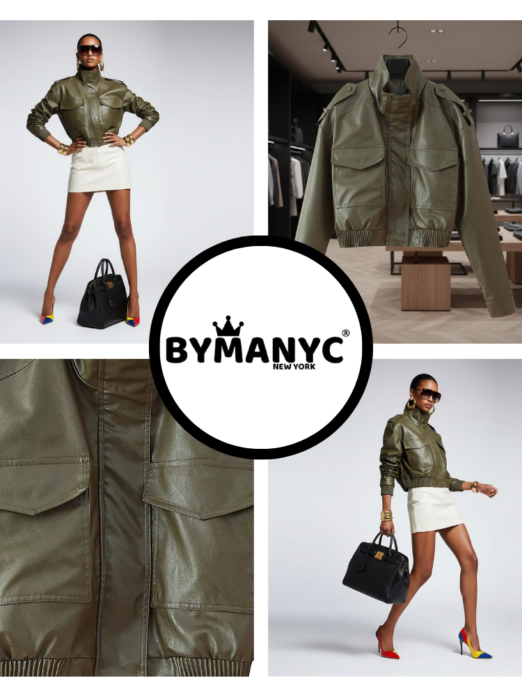 Women's Eco Jacket COLUMBUS NYFW New Collection BYMANYC ® New York-2