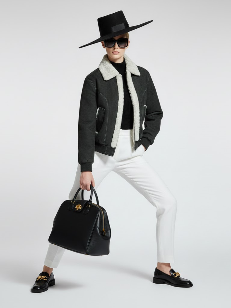 Women's Eco Jacket FLUSHING NY CITY Collection BYMANYC ® New York-1