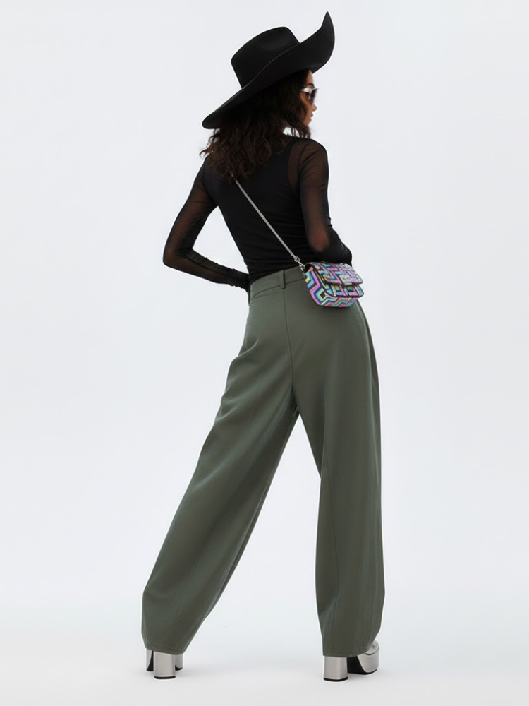 Women's Extra Wide Trousers BUSHWICK NYFW New Colecction BYMANYC ® New York-1