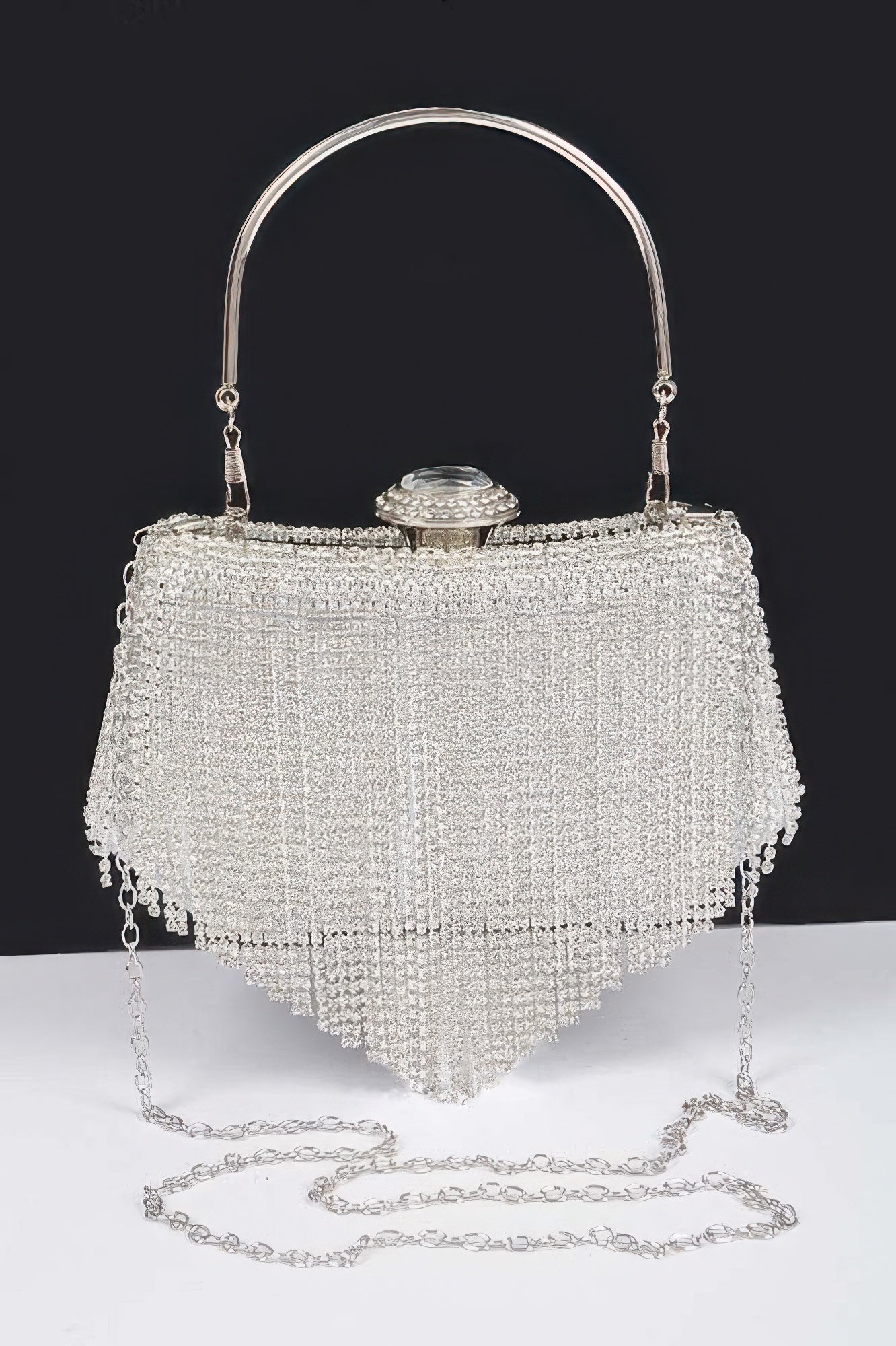 Women's Handbag Fringe Clutch - CHELSEA - BYMANYC ® New York-4