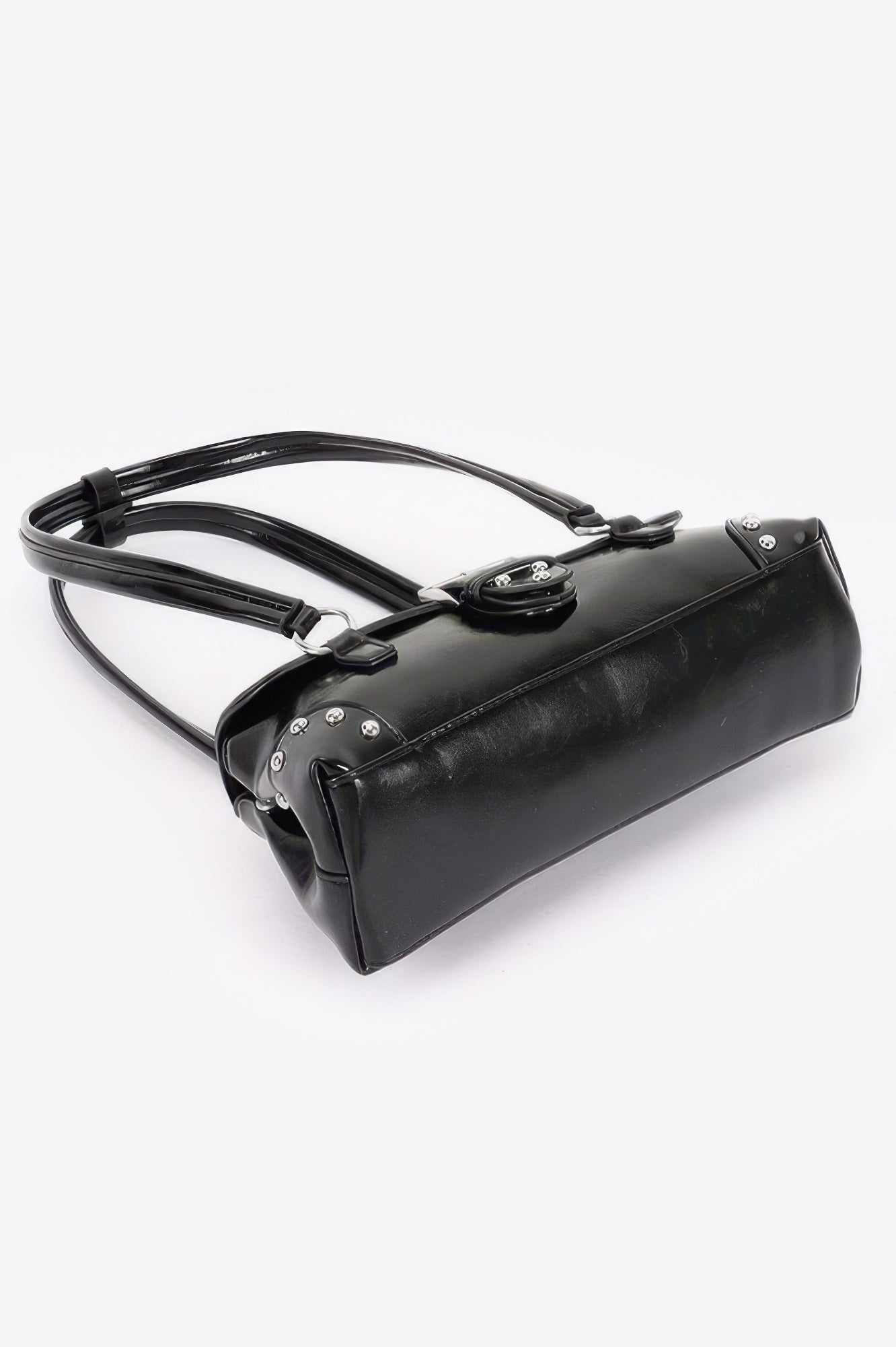 Women's Handbag Metal Studded Shoulder Bag - CHELSEA - BYMANYC ® New York-3
