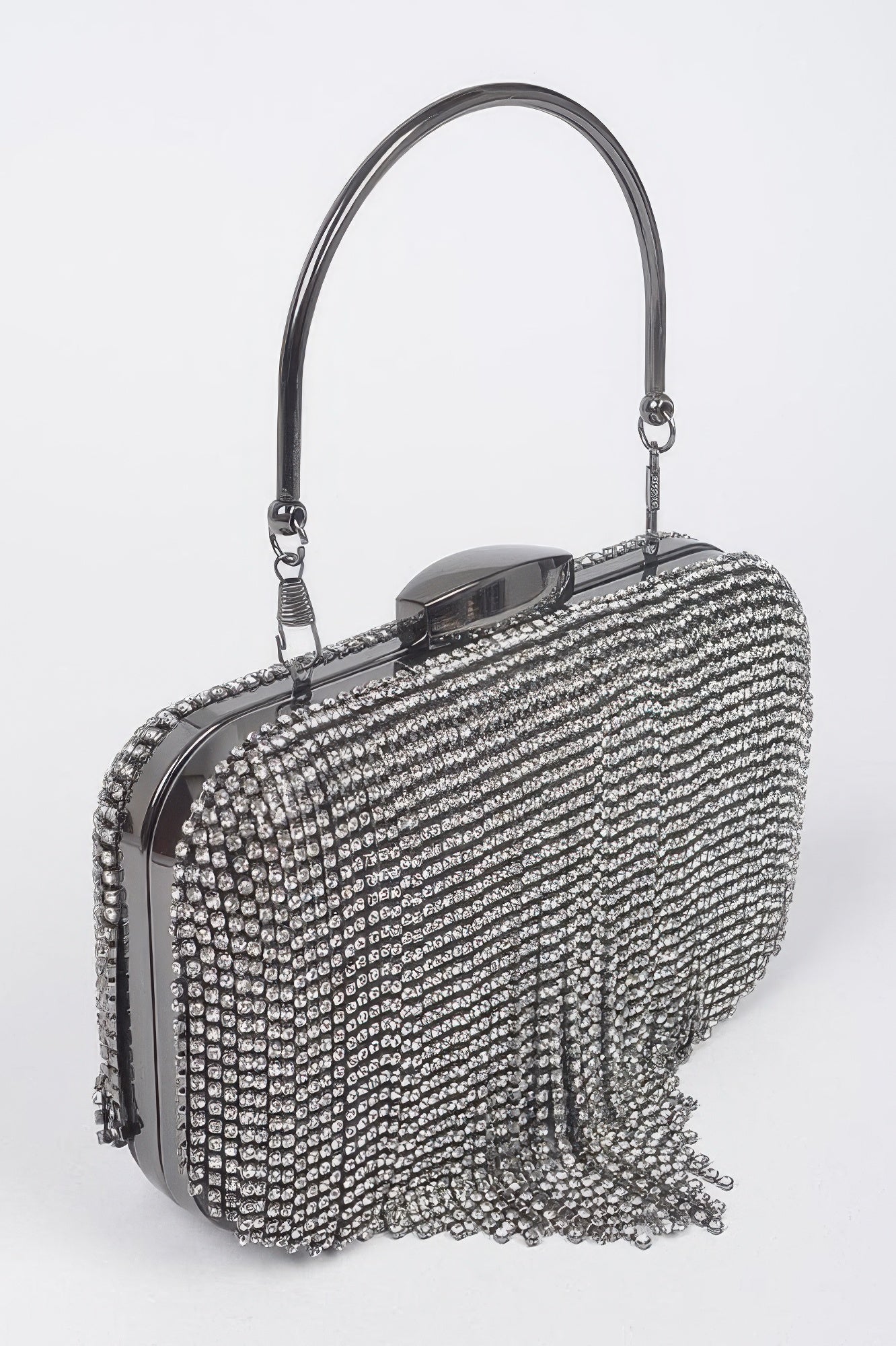 Women's Handbag Rhinestone Fringe Clutch - BROADWAY - BYMANYC ® New York-2