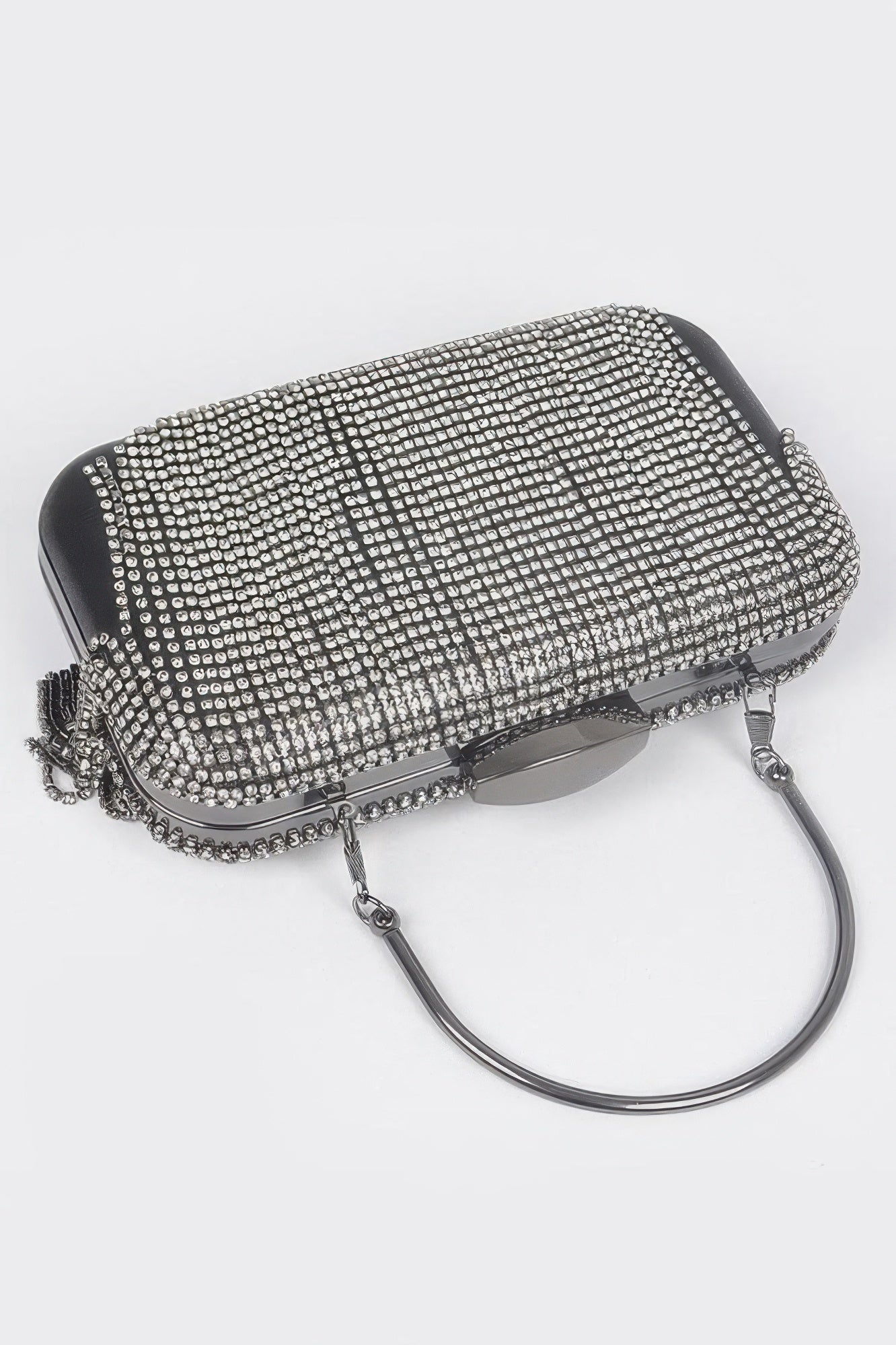Women's Handbag Rhinestone Fringe Clutch - BROADWAY - BYMANYC ® New York-3