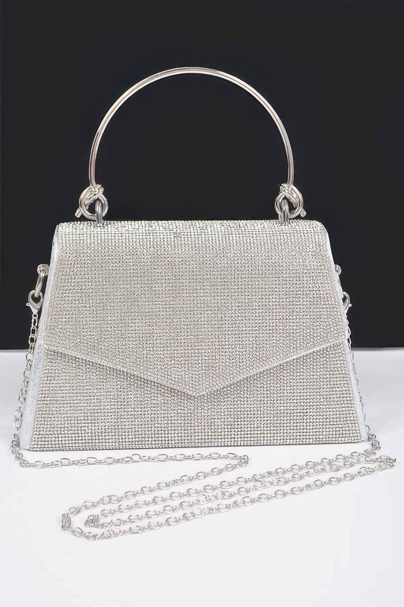 Women's Handbag Rhinestone Metal Handle - SOHO - BYMANYC ® New York-0