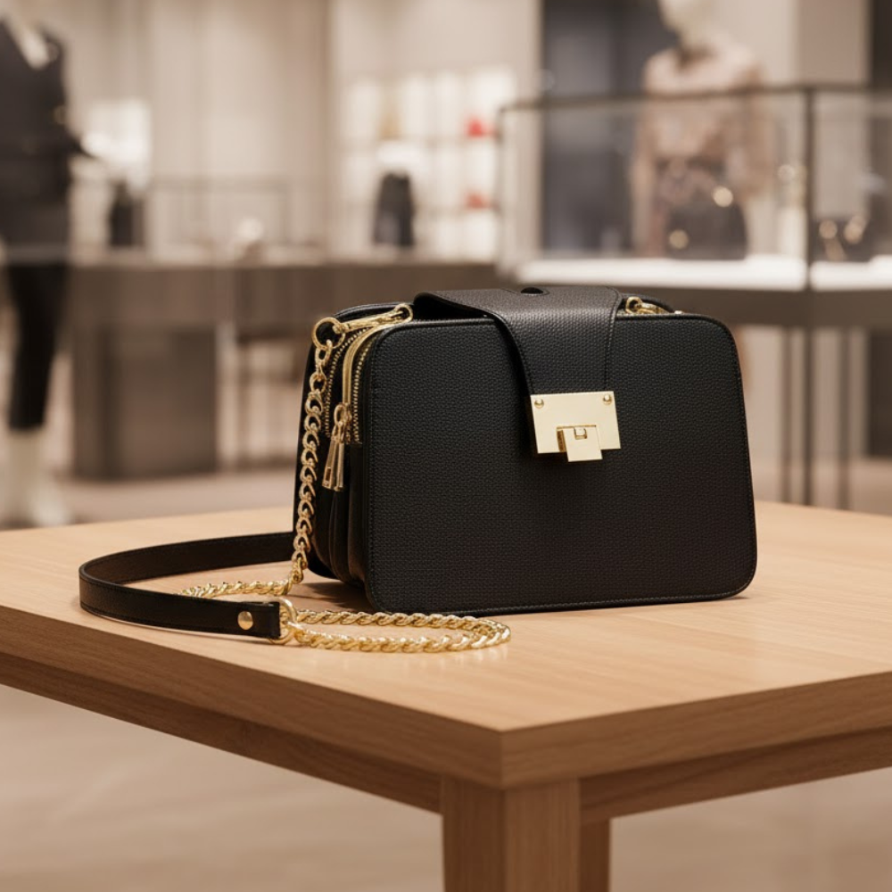 Women's Handbags: SoHo Chain Flap | Manhattan Chic Collection BYMANYC ® New York-1