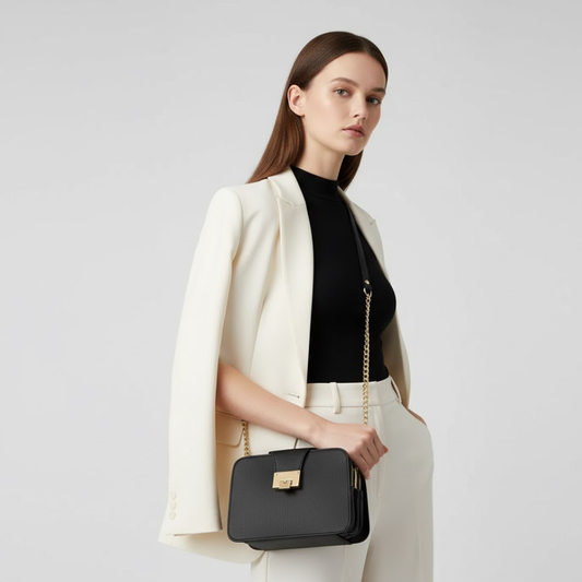 Women's Handbags: SoHo Chain Flap | Manhattan Chic Collection BYMANYC ® New York-0
