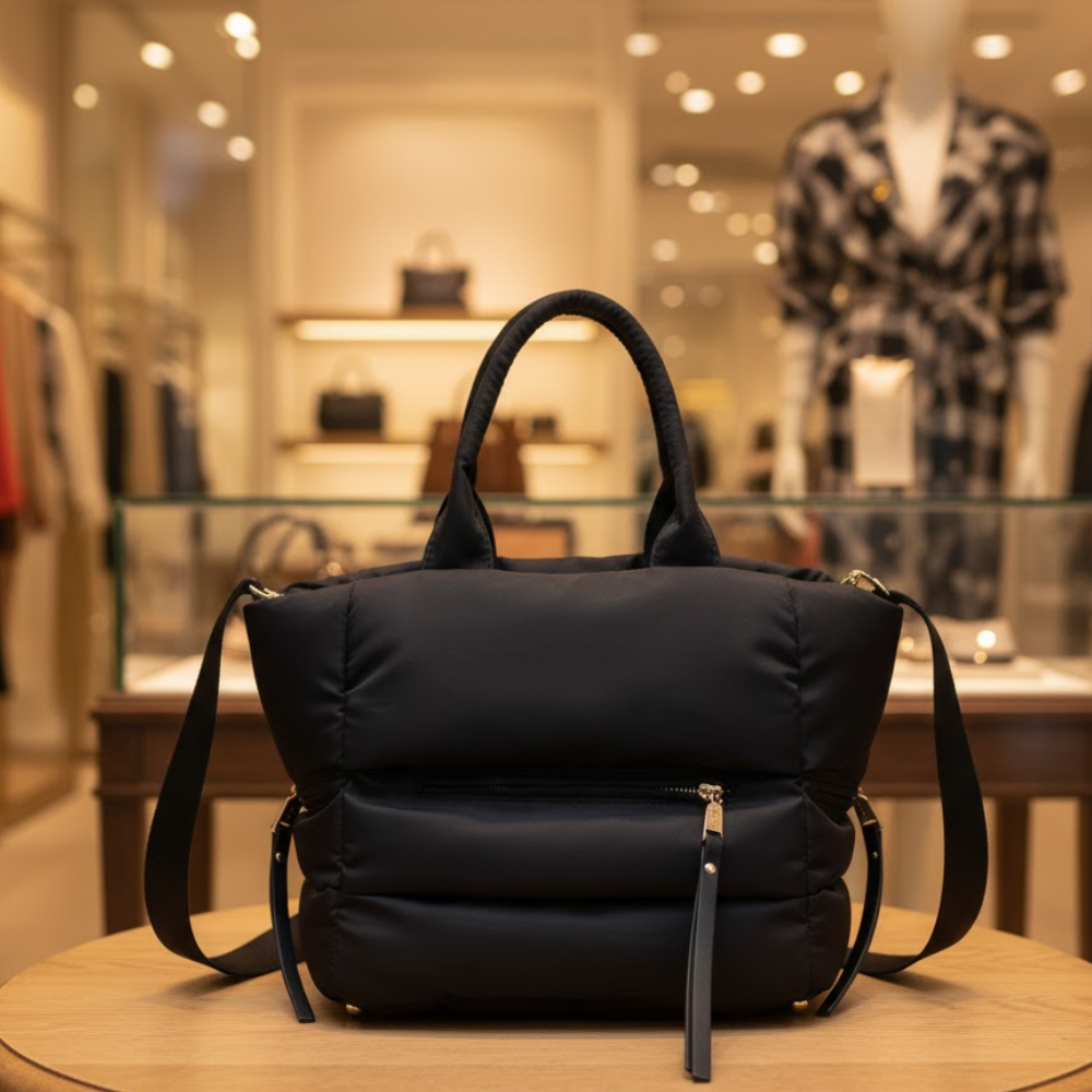Women's Handbags: SoHo Puffer Tote | Manhattan Chic Collection BYMANYC ® New York-1
