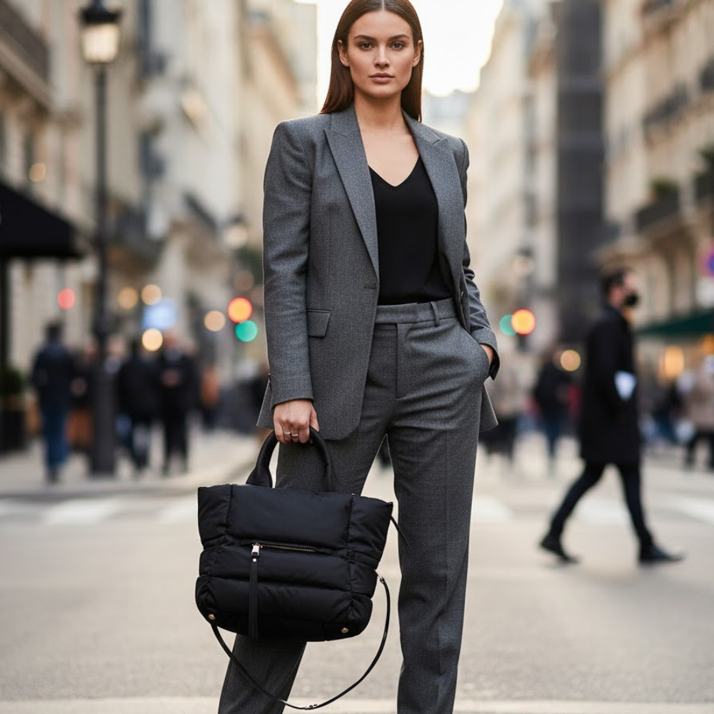 Women's Handbags: SoHo Puffer Tote | Manhattan Chic Collection BYMANYC ® New York-0