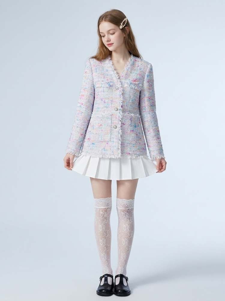 Women's Luxury Plaid Blazer UPPER EAST New Collection Prêt-à-Porter BYMANYC ® New York-2