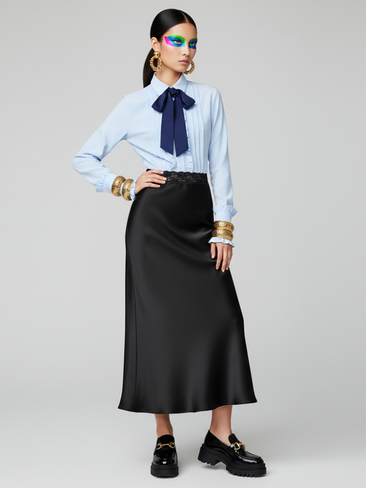 Women's Midi Skirt GRAMERCY COUTURE BYMANYC ® New York-0