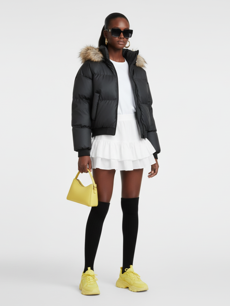 Women's Puffer Jacket BROOKLYN ECO COUTURE BYMANYC ® New York-2