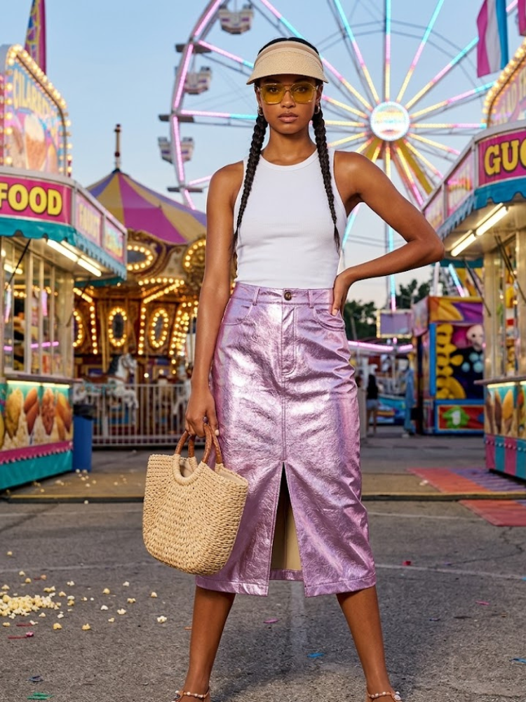 Women's Skirt NOLITA Tiered Romance Collection - Los Angeles BYMANYC New York-0
