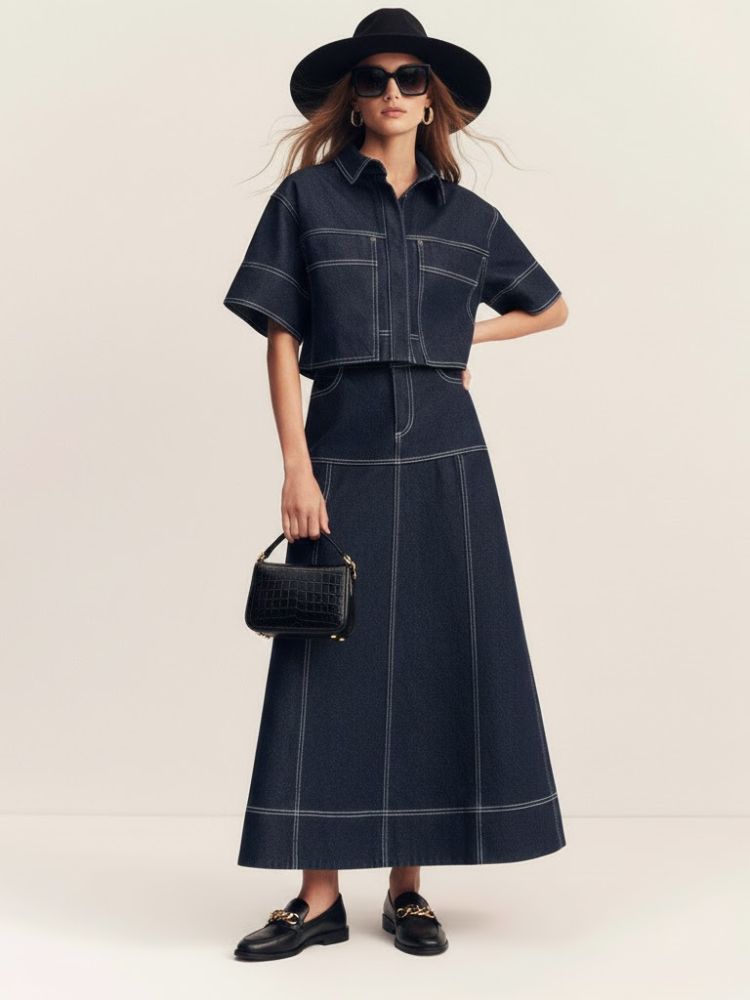 Women's Skirt and Jacket Set CHELSEA NYFW New Colecction BYMANYC ® New York-2