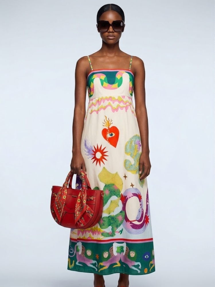 Women's Summer Maxi Dress EAST VILLAGE | BYMANYC ® New York-0