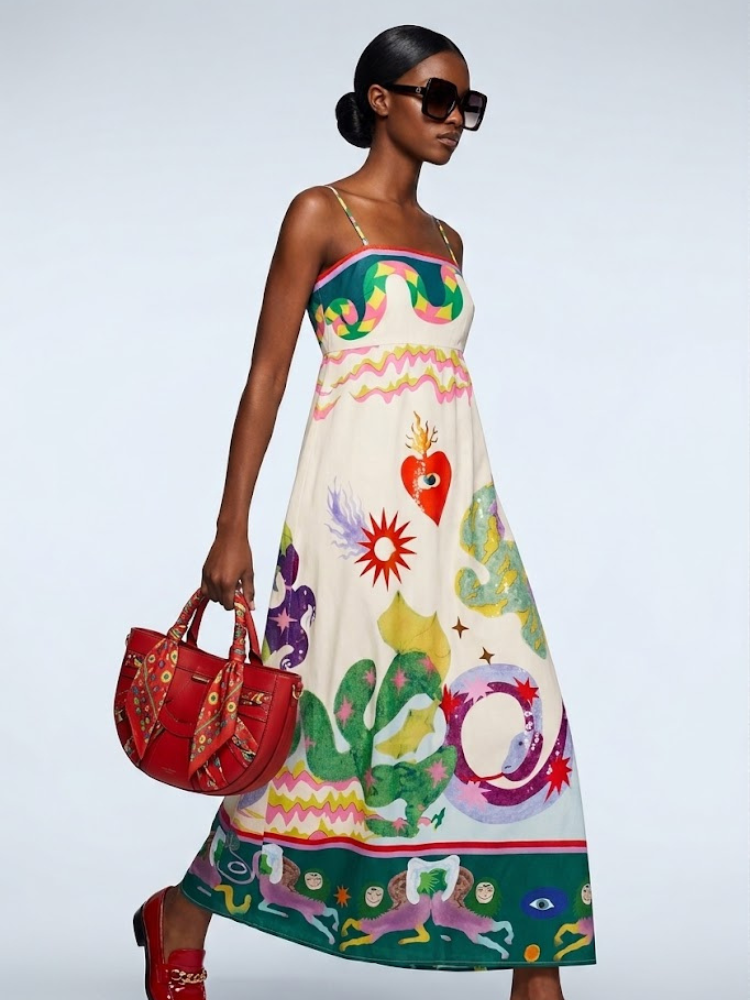 Women's Summer Maxi Dress EAST VILLAGE | BYMANYC ® New York-1