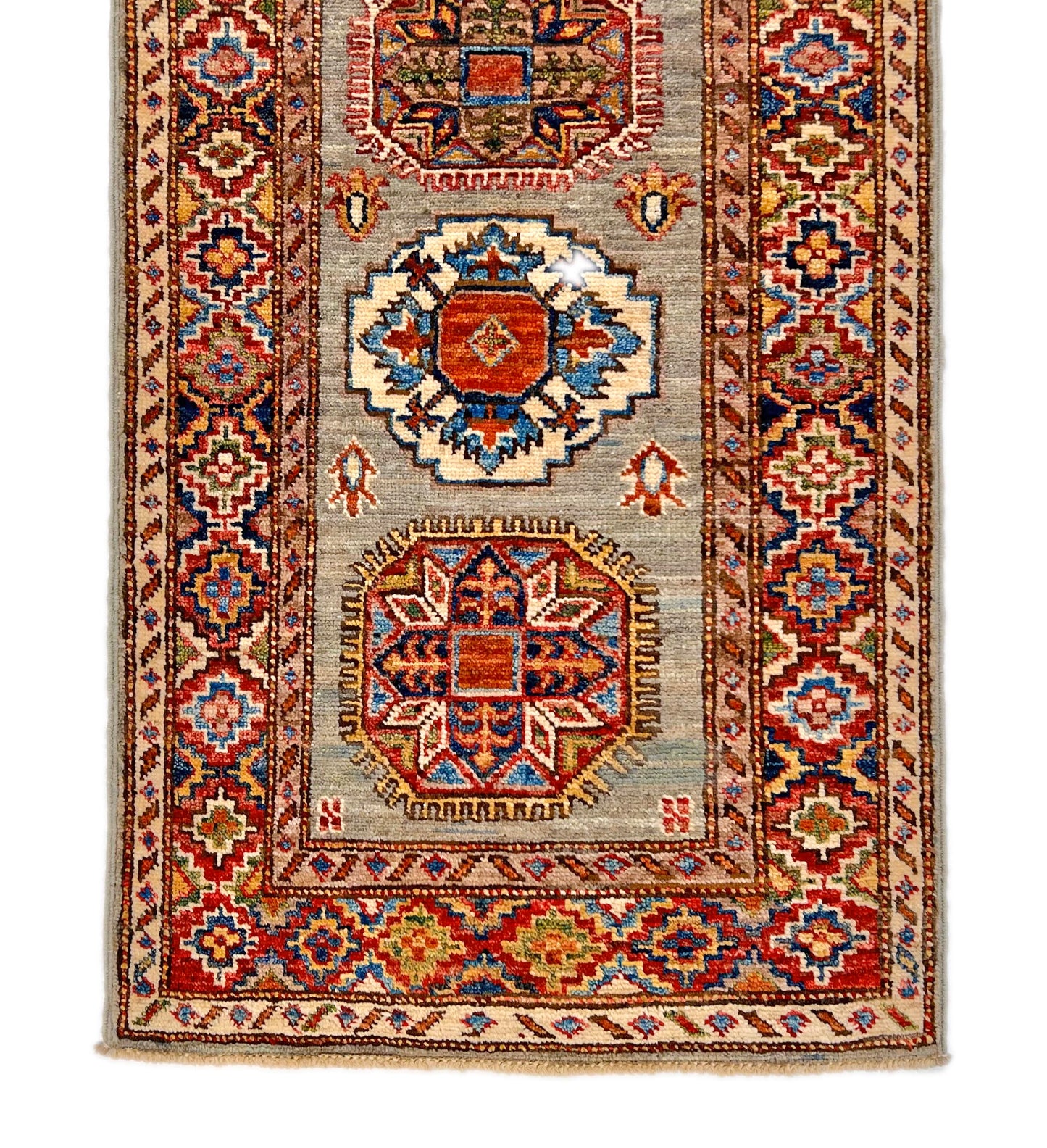 Super Kazak (1'11"x5'08") sand/multicolor-2