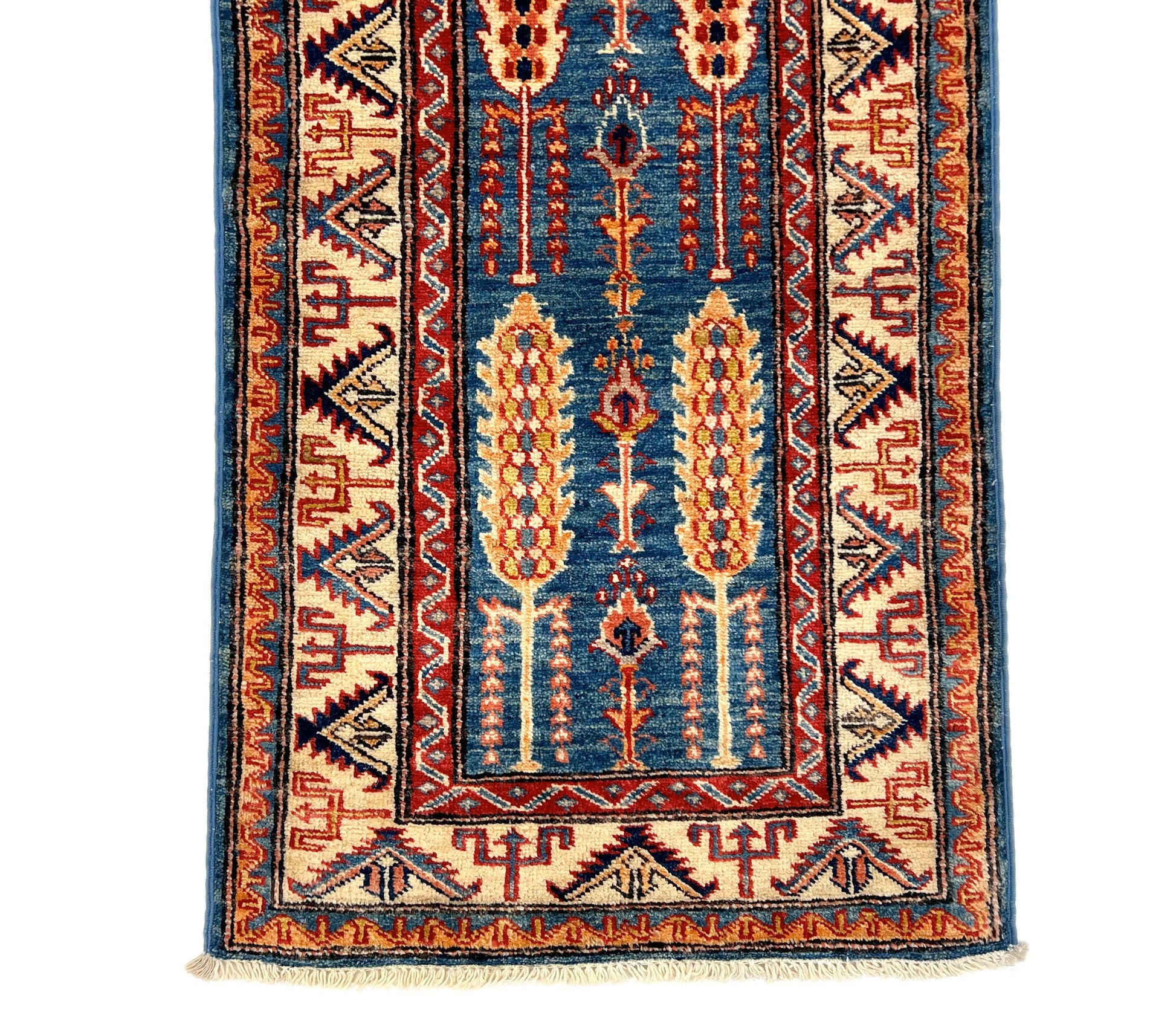 Super Kazak (2x6) blue/ivory-3