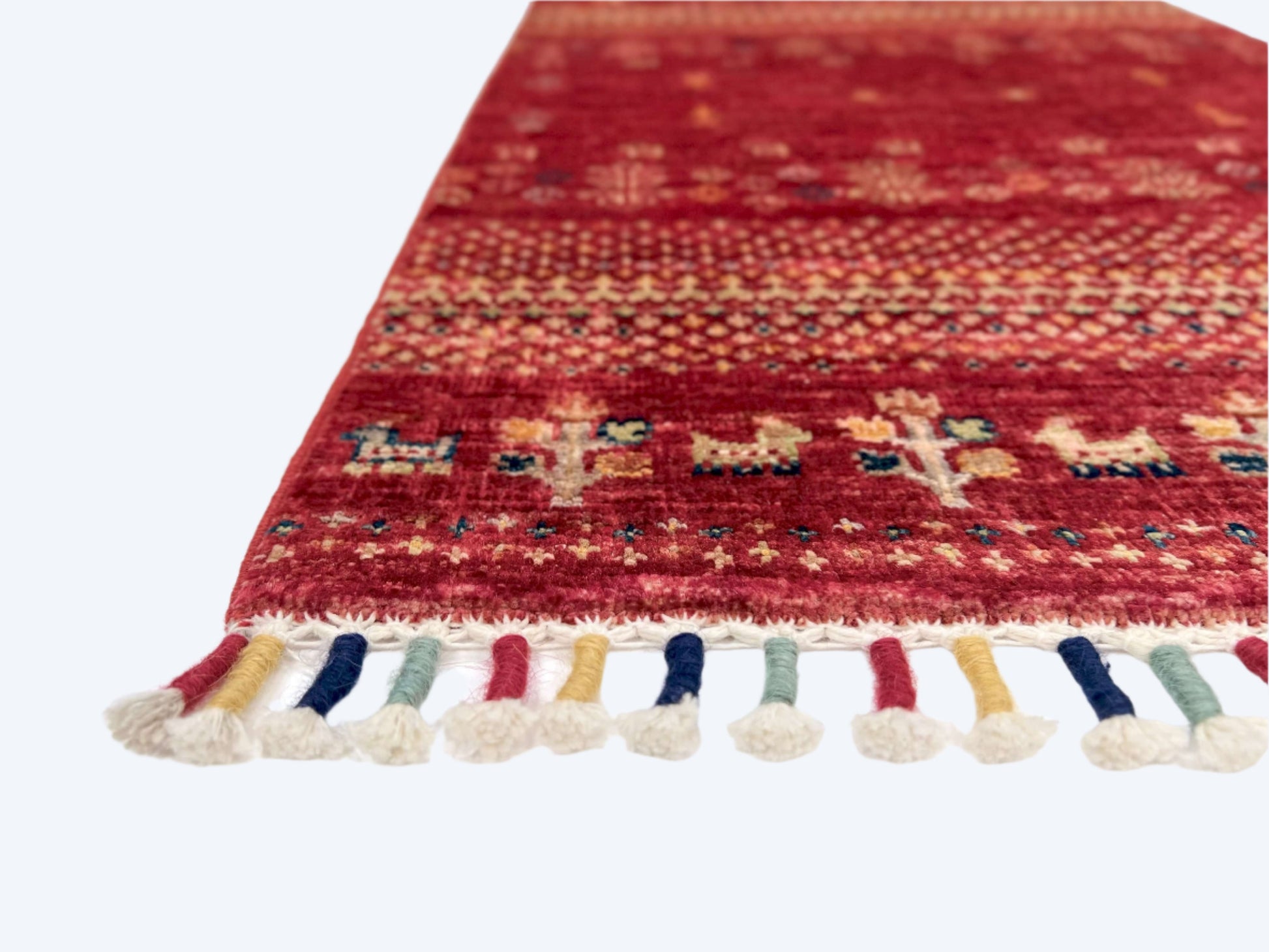 Afghan Gabbeh (1'11"x3'01") red-1