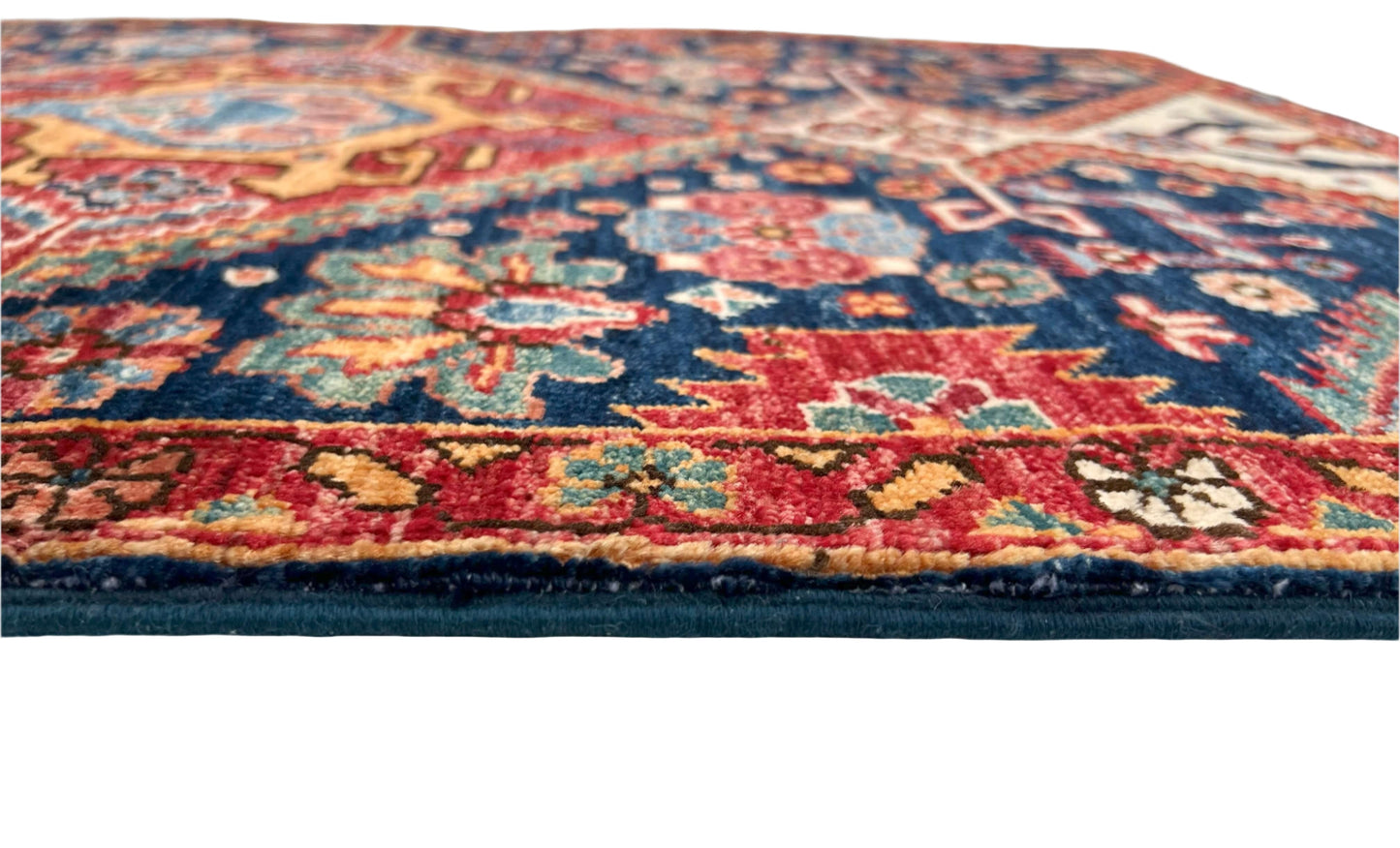 Afghan Qashqai (2'08"x3'10") blue/red-2