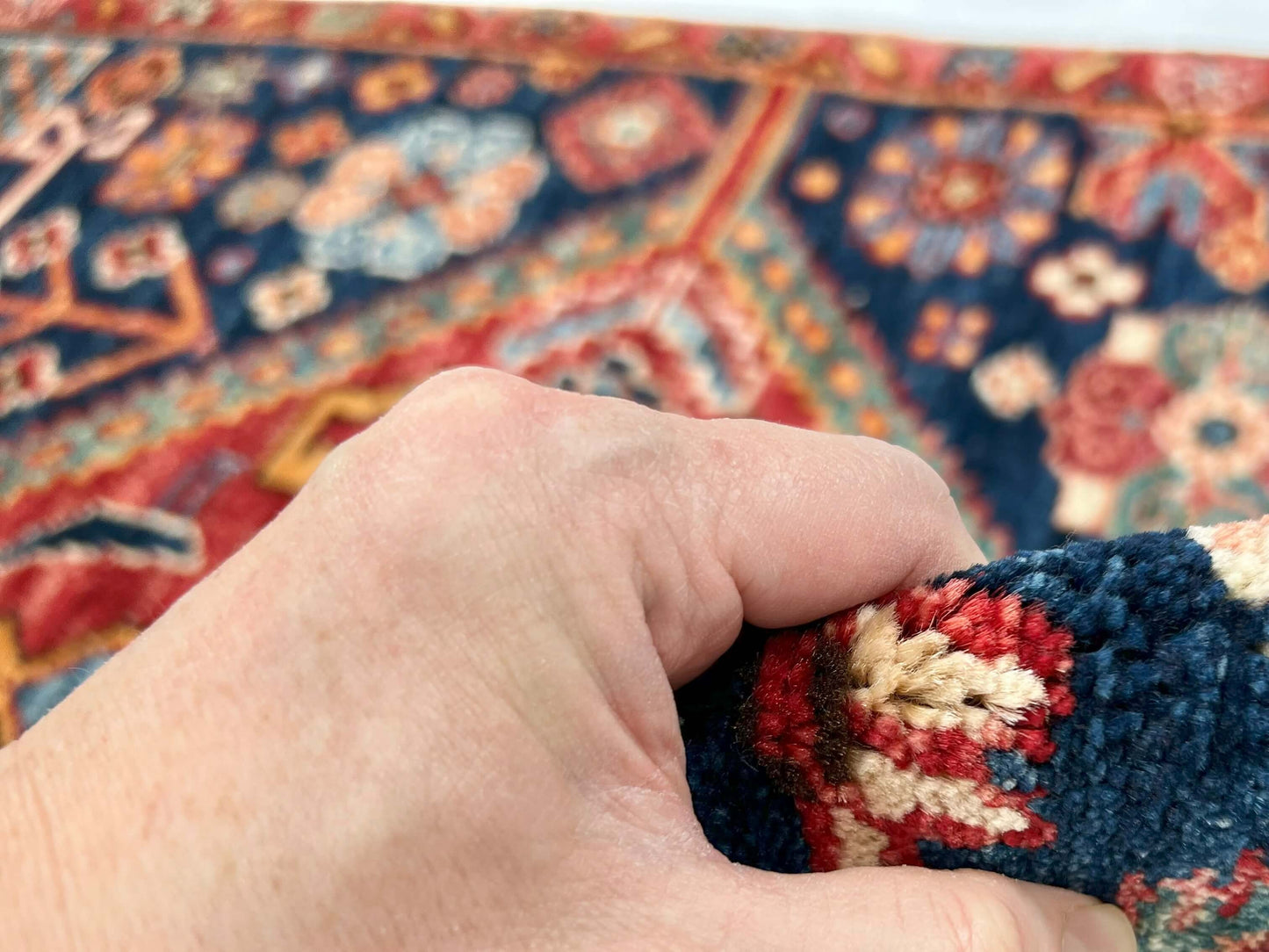 Afghan Qashqai (2'08"x3'10") blue/red-3