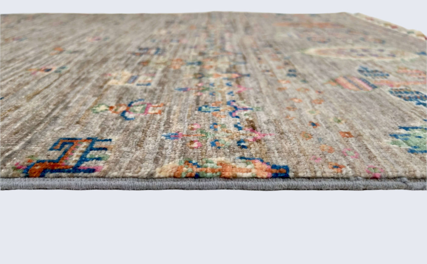 Afghan Gabbeh (2'07"x3'09") light gray-2
