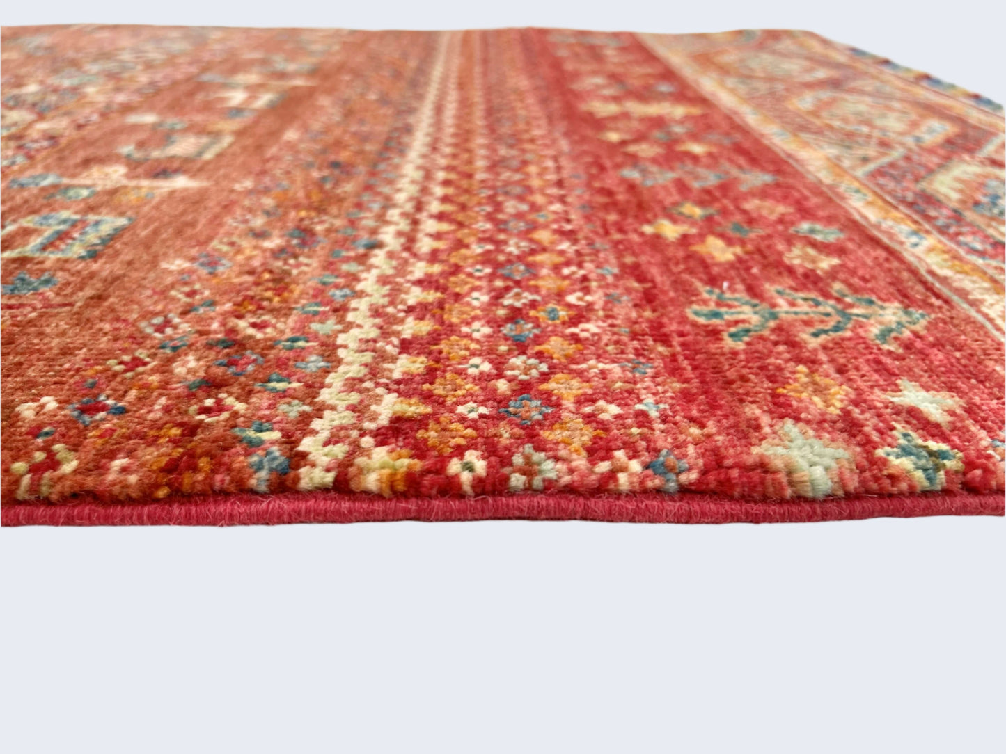 Afghan Khorjin-Gabbeh (2'06"x4'02") rust/red-2