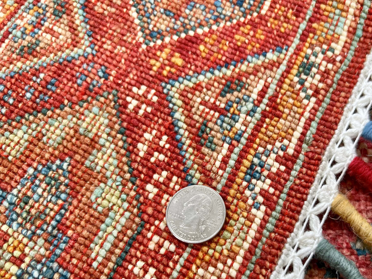 Afghan Khorjin-Gabbeh (2'06"x4'02") rust/red-4