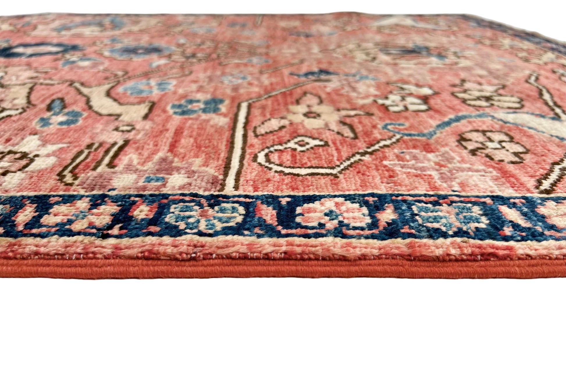 Afghan Ariana (3'00"x4'10") lt.red/navy-2
