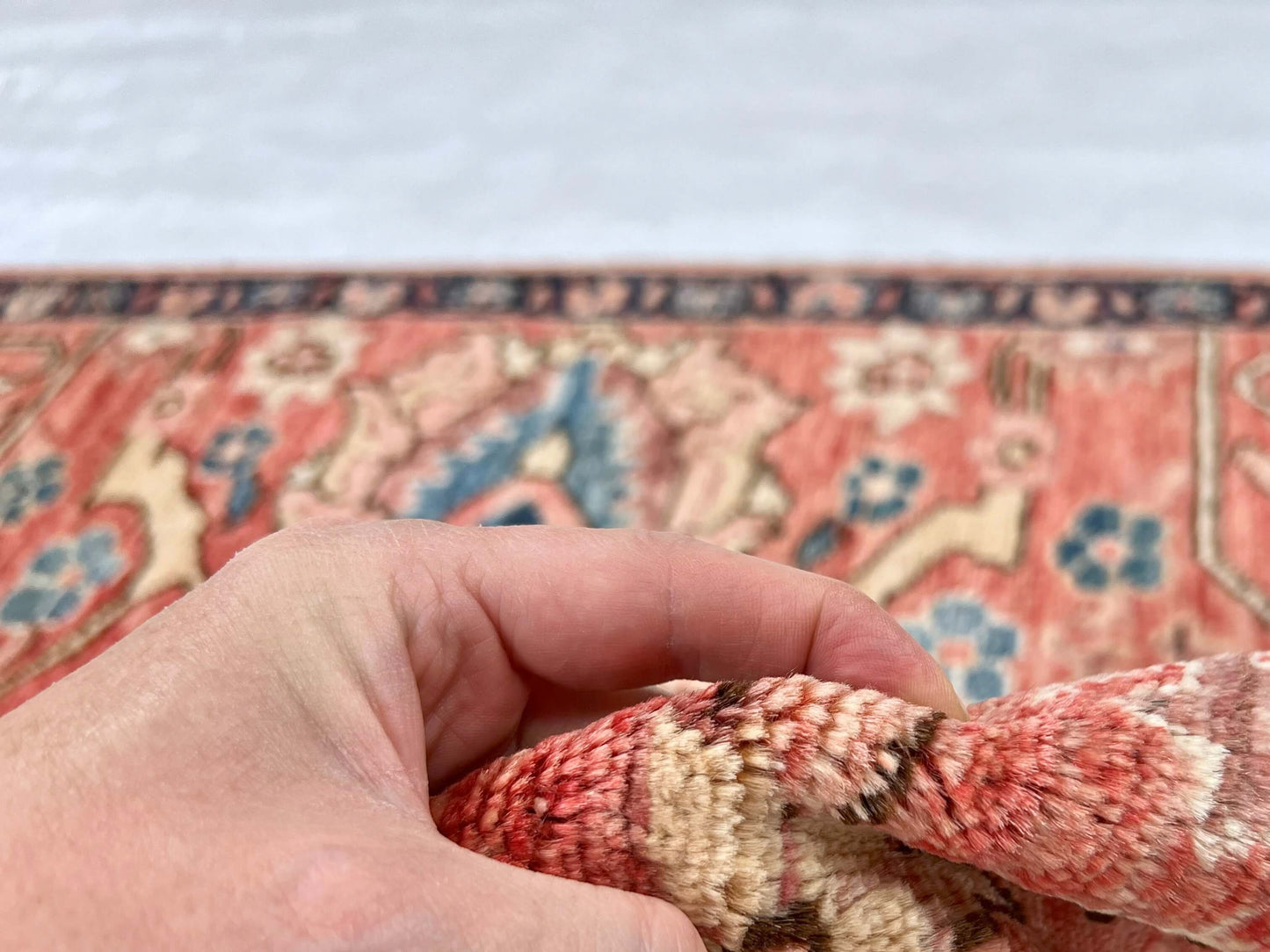 Afghan Ariana (3'00"x4'10") lt.red/navy-3