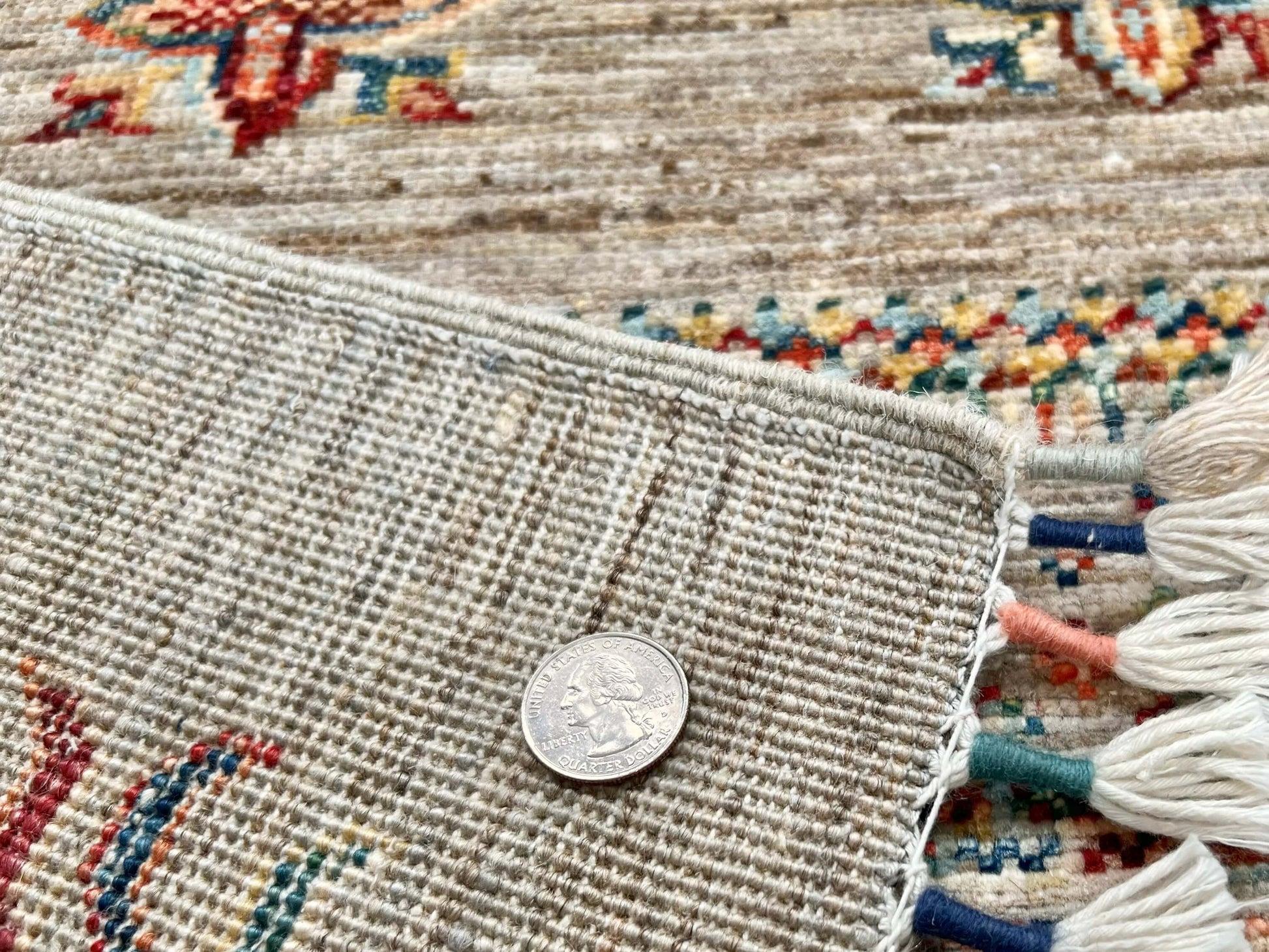 Afghan Khorjin (3'04"x5'00") silver/multicolor-4