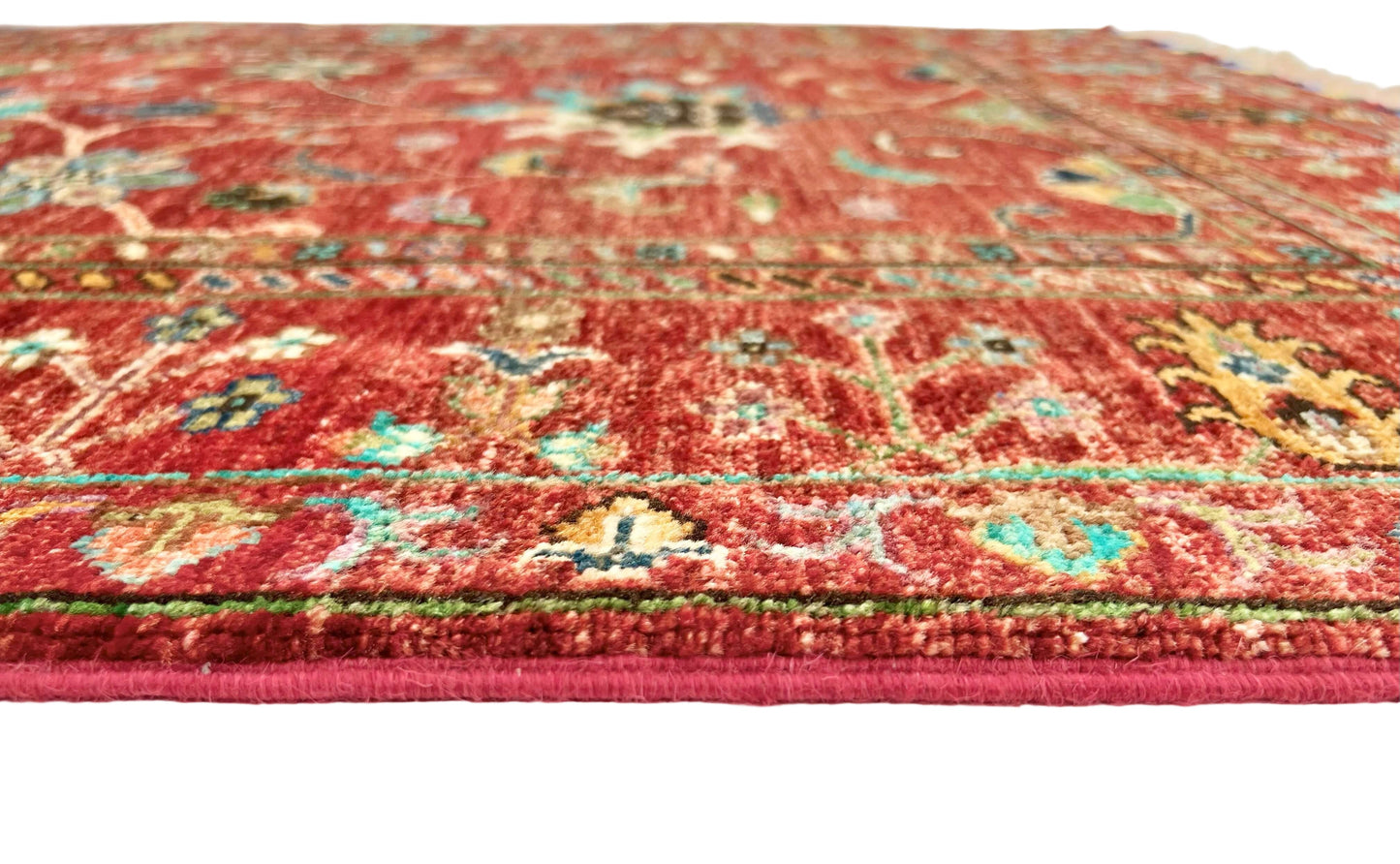 Afghan Aryana (3'04"x5'00") red/turquoise-2