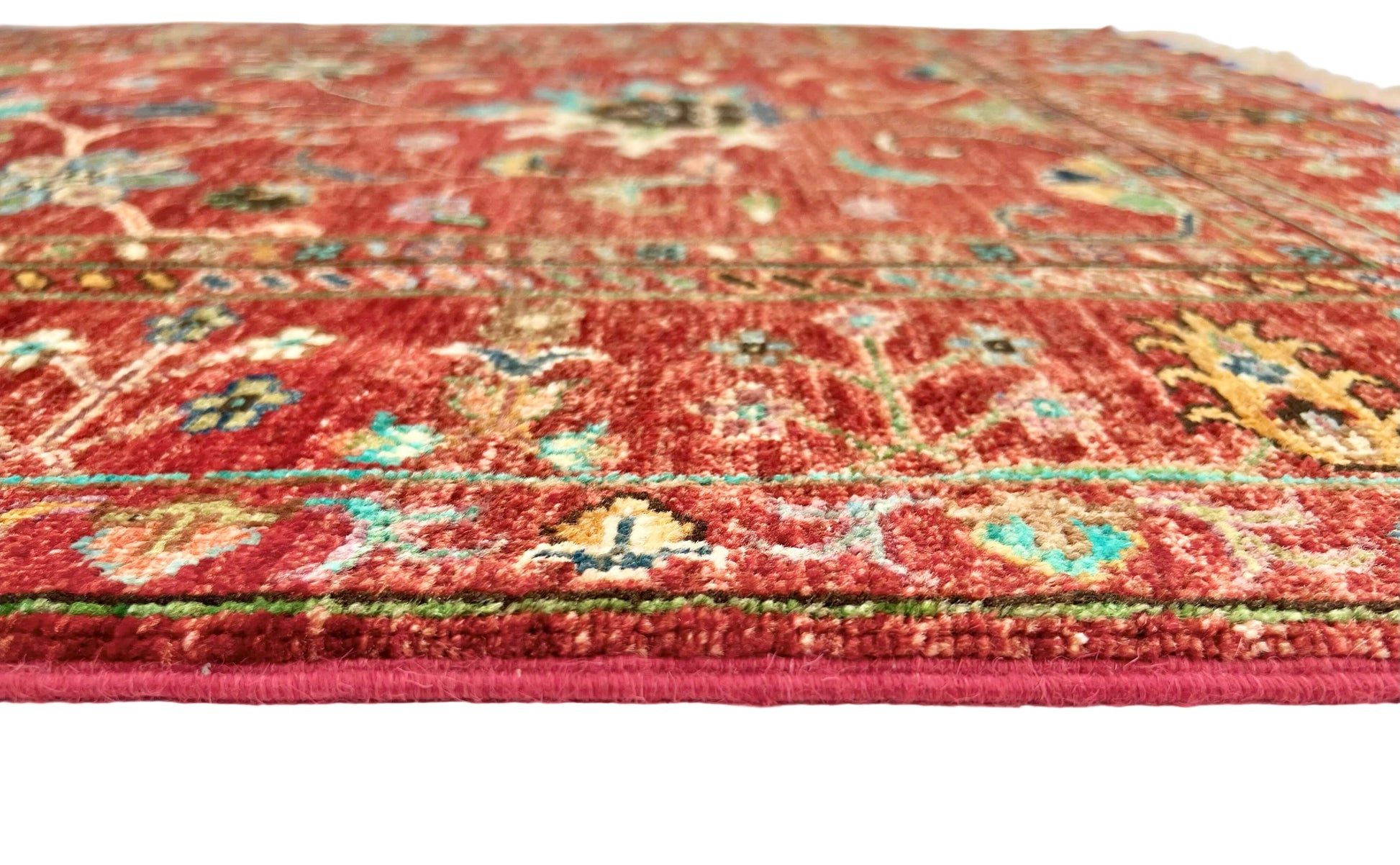 Afghan Aryana (3'04"x5'00") red/turquoise-2