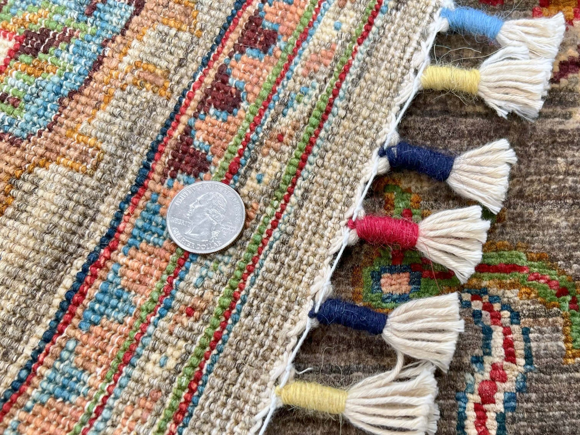 Afghan Khorjin (3'05"x4'10") brown/multicolor-4