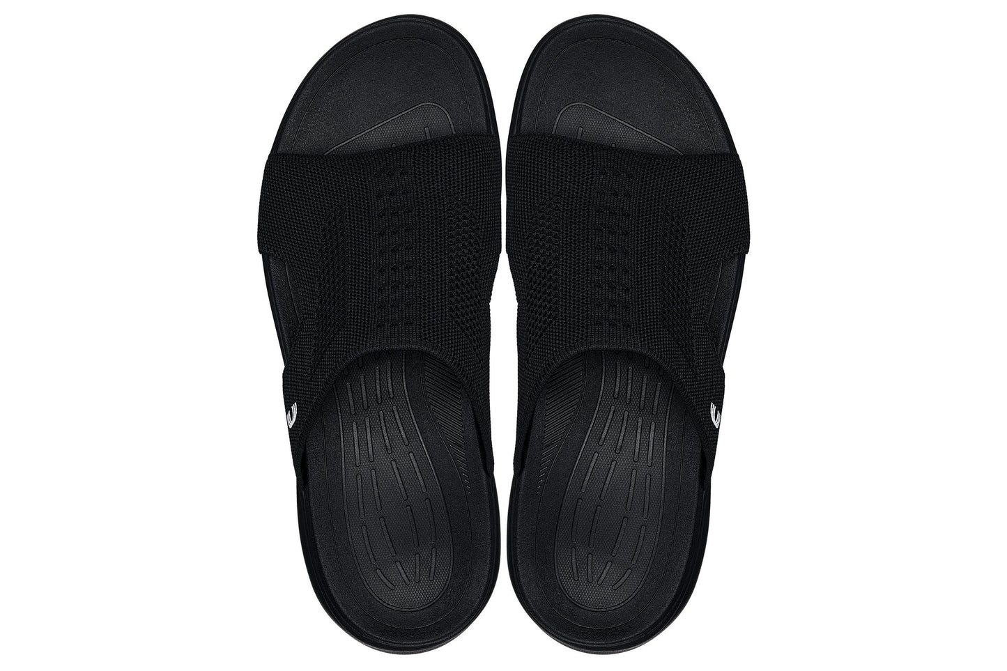 CALTO - X1657 - 2 Inches Taller (Black/Knitted Black)