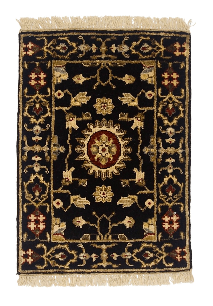 Indo-Persian wool (2x3) black-0