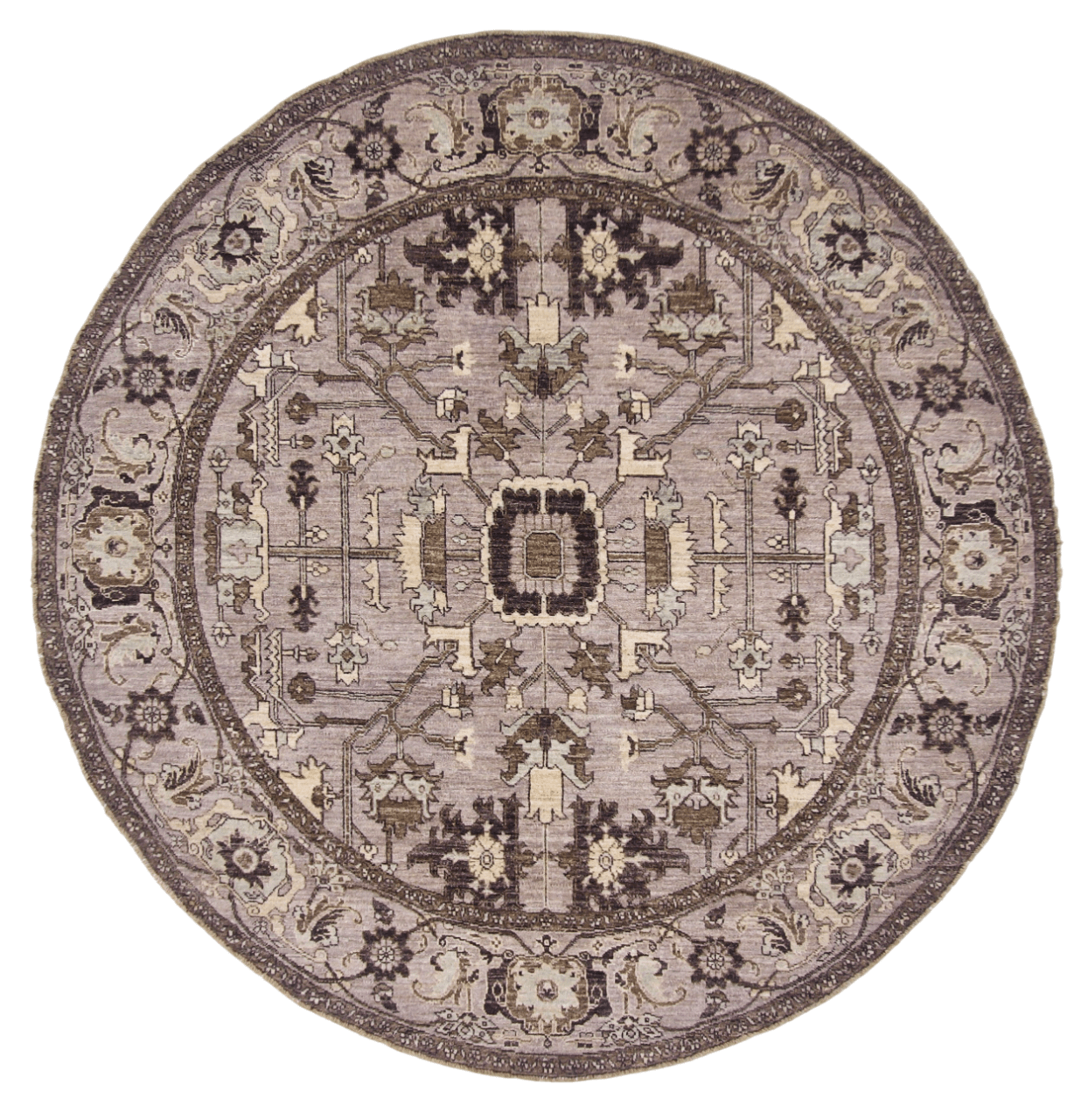 Afghan Heriz (6'00" Round)-0